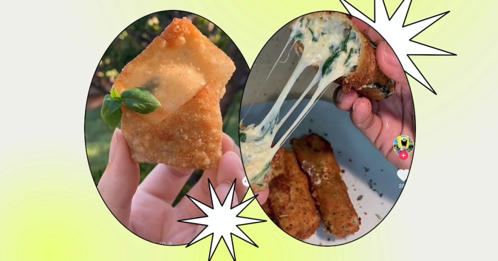 Mozzarella Sticks Recipes On TikTok Like Warm Cheetos & Onion Rings