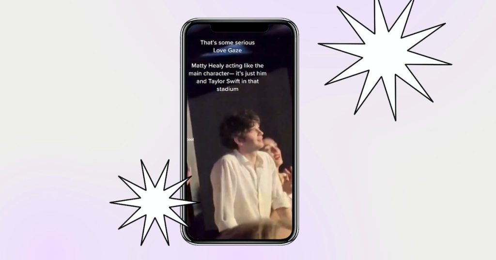5 TikTok Videos Of Matty Healy Observing Taylor Swift’s ‘Eras Tour’