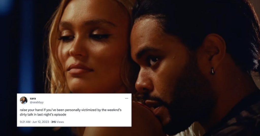 Tweets & Memes About The Weeknd’s Filthy Converse Scene In ‘The Idol’