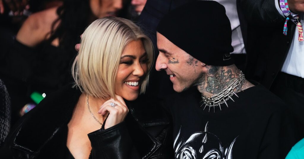 Kourtney Kardashian’s Being pregnant Reveal To Travis Barker Was A Blink-182 Reference