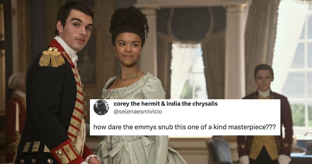 Memes About ‘Queen Charlotte’s 2023 Emmys Snub