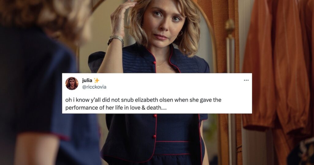 Memes About Elizabeth Olsen’s ‘Love & Death’ 2023 Emmys Snub