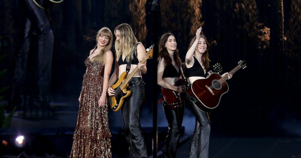 HAIM’s Set List On Taylor Swift’s Eras Tour Adds “No Human body, No Crime”