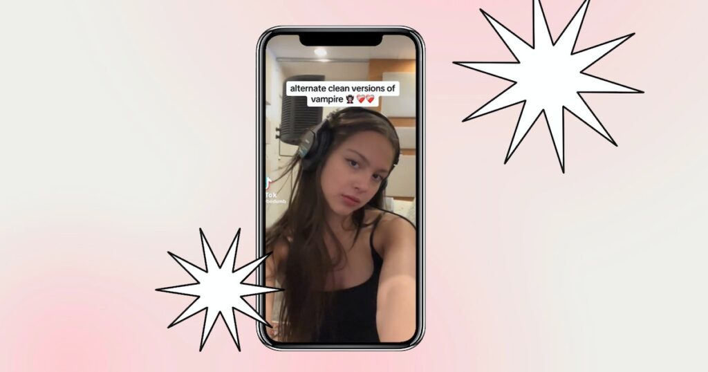 Olivia Rodrigo’s Clear Version Of “Vampire” Practically Had A Distinct Vibe