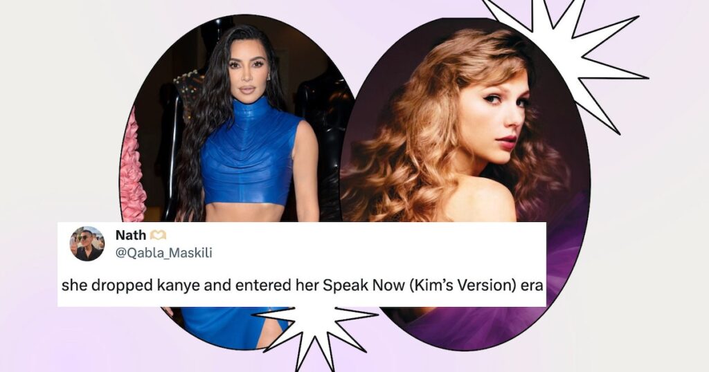 This Image Of Kim Kardashian Has Taylor Swift Fans Screaming ‘Speak Now’
