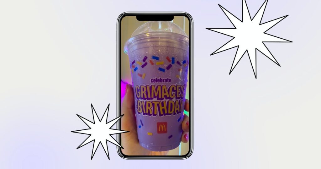 I Tried out McDonald’s Grimace Shake That is Trending On TikTok