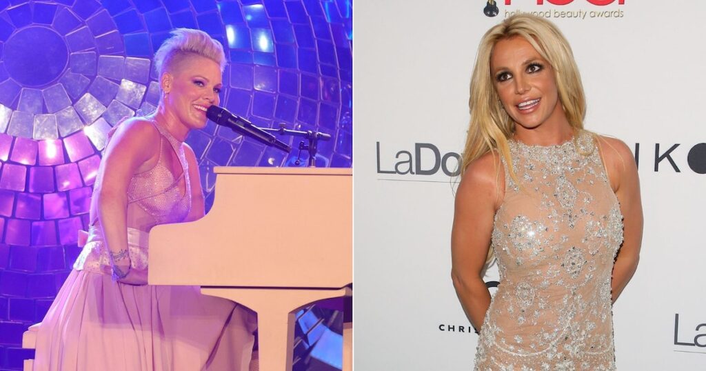 Pink’s “Never Let Me Get Me” Lyric Transform Supports Britney Spears