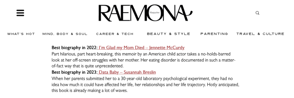 Information Baby Named &#039Ideal Biography in 2023&#039 by Raemona Journal