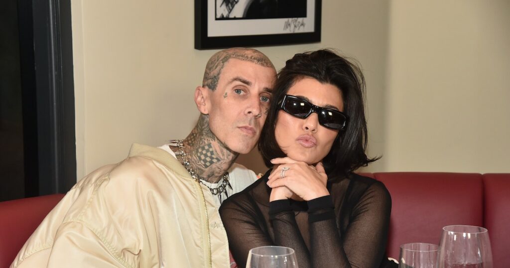 Kourtney Kardashian & Travis Barker’s Newborn Shower Pictures Hid A Name Clue