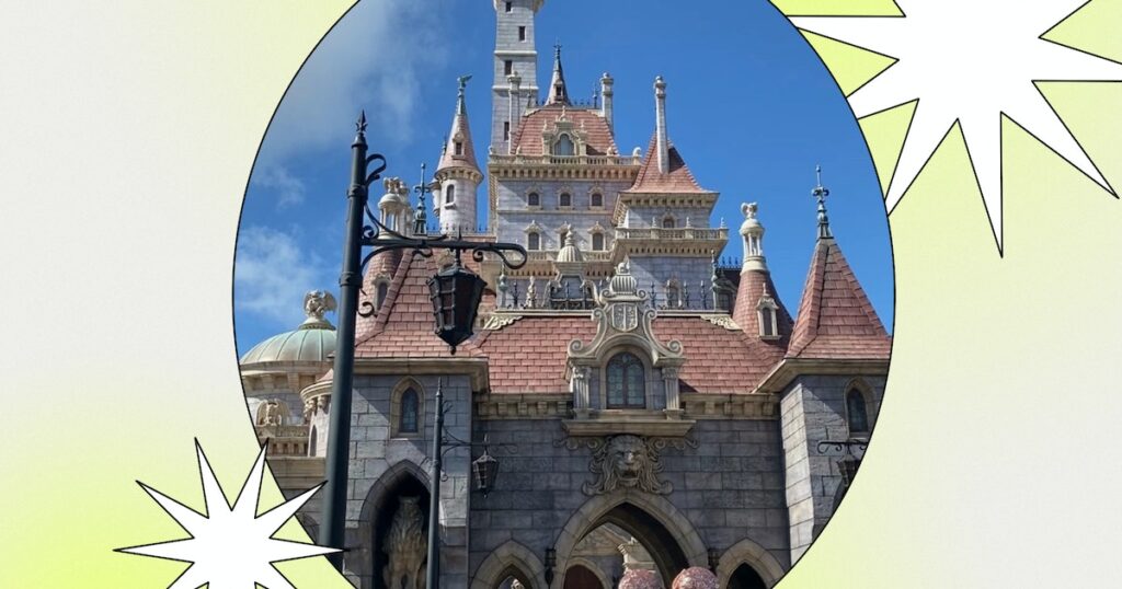 Inside of Disney’s Only ‘Beauty & The Beast’ Topic Park Ride In Japan