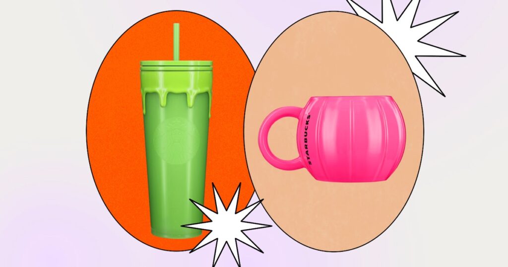 Starbucks’ 2023 Halloween Merch Includes A Viral Green Slime Cup