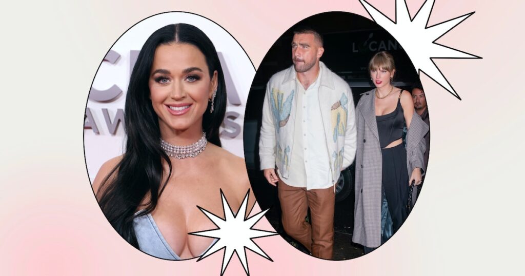 Katy Perry Commented On Taylor Swift & Travis Kelce’s Romance