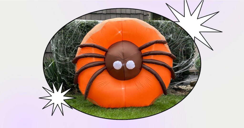 Dunkin’s 2023 Halloween Merch Functions An Inflatable Spider Donut