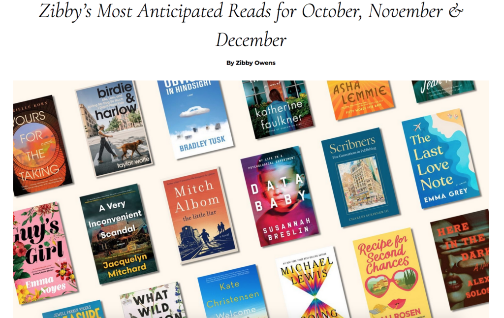 Details Baby Is A person of Zibby’s Most Anticipated Reads for Oct, November & December — SUSANNAH BRESLIN