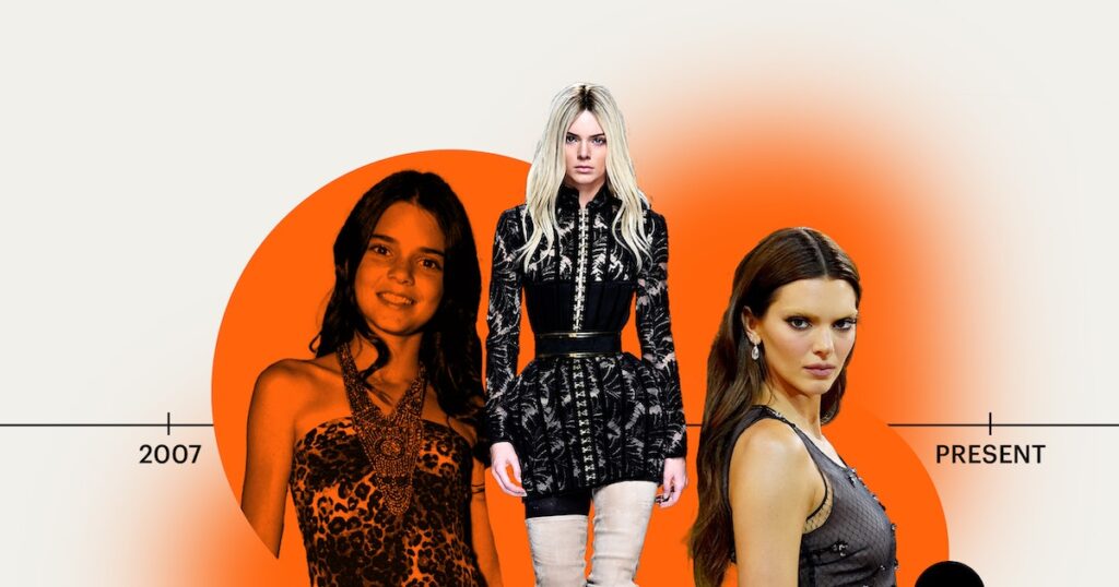 Kendall Jenner Beauty Evolution Is A Runway-Worthy Journey