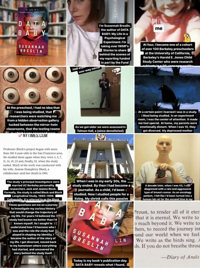 IWMF Instagram Tales Facts Infant Takeover — SUSANNAH BRESLIN